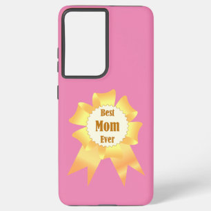 Coque Samsung Galaxy Meilleure maman jamais Golden Lauréat du prix ruba