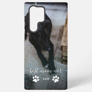 Coque Samsung Galaxy Meilleure Maman Personnalisée Photo Chien