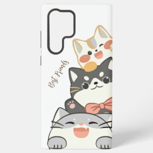 Coque Samsung Galaxy Meilleurs amis avec mes chats adorables