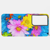 Coque Samsung Galaxy Mélange Fleur Bright Daisy (Verso Horizontal)