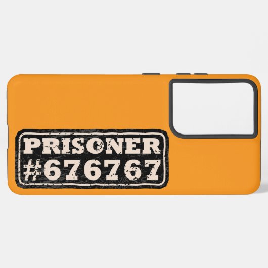 Coque Samsung Galaxy Mème du Prisonnier 67 (Verso Horizontal)
