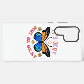 Coque Samsung Galaxy Mental Health Awareness Monarch Butterfly (Verso Horizontal)