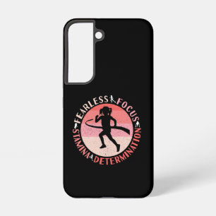 Coque Samsung Galaxy Mentalité de course des filles - Coureuse intrépid