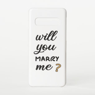 Coque Samsung Galaxy S10 M'épouseras-tu ?