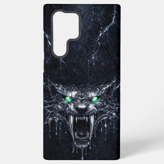 Coque Samsung Galaxy Mercury Sabretooth Green Emerald Eyes Glacial  (Verso)