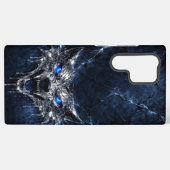 Coque Samsung Galaxy Mercury Wolf Blue Sapphire Eyes Glacial (Verso Horizontal)