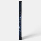 Coque Samsung Galaxy Mercury Wolf Blue Sapphire Eyes Glacial (Côté gauche)