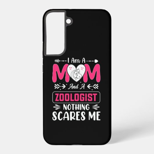 Coque Samsung Galaxy Mère zoologue drôle, Mère zoologue (Verso)