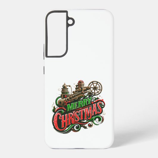 Coque Samsung Galaxy Merry Christmas steampunk (Verso)