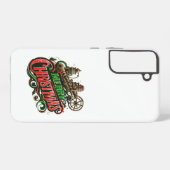 Coque Samsung Galaxy Merry Christmas steampunk (Verso Horizontal)