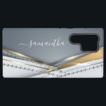 Coque Samsung Galaxy Métal 3-D look Calligraphie Or Monogramme Diamant<br><div class="desc">Toute parties scintillant ou diamants dans le design sont des photos et simulés. Cette conception peut être personnalisée dans la zone fournie en modifiant la photo et/ou le texte. Vous pouvez également le customiser en cliquant sur Personnaliser ce Modèle, puis en choisissant l'option cliquer pour customiser et supprimer ou modifier...</div>