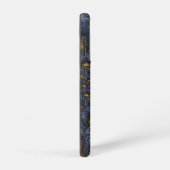 Coque Samsung Galaxy Métal Moulé or et argent bleu (Côté droit)