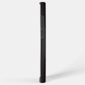 Coque Samsung Galaxy Métallurgique Géométrique Texture noire Accent rou (Côté droit)