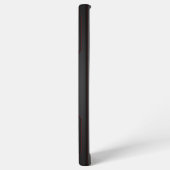 Coque Samsung Galaxy Métallurgique Géométrique Texture noire Accent rou (Côté gauche)