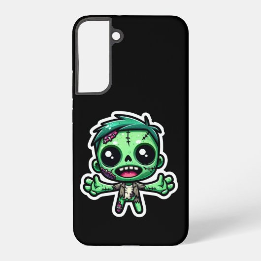 Coque Samsung Galaxy Mignonne, drôle de zombie (Verso)