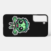 Coque Samsung Galaxy Mignonne, drôle de zombie (Verso Horizontal)