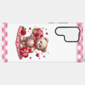 Coque Samsung Galaxy Mignonne Valentine's Day Teddy Bear (Verso Horizontal)