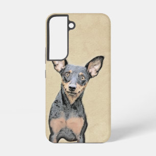 Coque Samsung Galaxy Miniature Pinscher Peinture mignonne Chien Art ori
