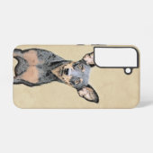 Coque Samsung Galaxy Miniature Pinscher Peinture mignonne Chien Art ori (Verso Horizontal)