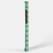 Coque Samsung Galaxy Mint Green and Blue Plaid Phone Case (Côté droit)