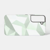 Coque Samsung Galaxy Mint Green Polygon Geometric (Verso Horizontal)