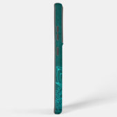 Coque Samsung Galaxy Modèle de mandala bleu (Côté droit)