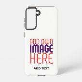 COQUE SAMSUNG GALAXY MODÈLE DE TEXTE D'IMAGE BLANCHE SIMPLE MODERNE (Verso)