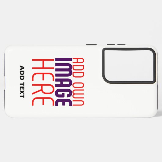 COQUE SAMSUNG GALAXY MODÈLE DE TEXTE D'IMAGE BLANCHE SIMPLE MODERNE (Côté gauche)