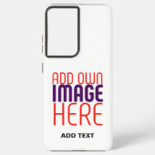 COQUE SAMSUNG GALAXY MODÈLE DE TEXTE D'IMAGE BLANCHE SIMPLE MODERNE (Verso)