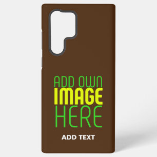 COQUE SAMSUNG GALAXY MODÈLE DE TEXTE D'IMAGE BROWN SIMPLE MODERNE