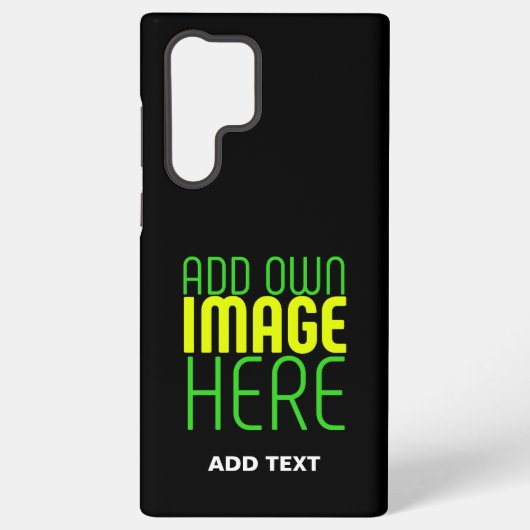 COQUE SAMSUNG GALAXY MODÈLE DE TEXTE D'IMAGE NOIRE SIMPLE ET MODERNE (Verso)