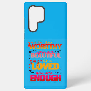 Coque Samsung Galaxy Modèle de typographie motivationnelle
