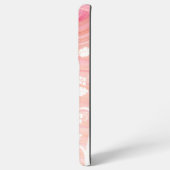 Coque Samsung Galaxy Modèle Fleurs Filigree Peach Peach Pink Spirals (Côté gauche)