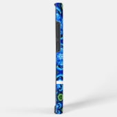 Coque Samsung Galaxy Modèle Floral bleu Abstrait (Côté droit)