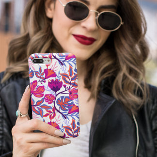 Coque Samsung Galaxy Modèle floral coloré et tropical