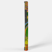 Coque Samsung Galaxy Modèle floral Ebru Marbling (Côté droit)