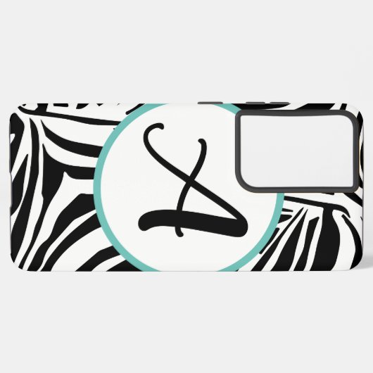 Coque Samsung Galaxy Modèle Zebra (Côté gauche)