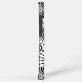 Coque Samsung Galaxy Modern Black White Geometric Flowers Starburst  (Côté droit)