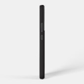 Coque Samsung Galaxy Modern Minimalist Black Executive QR Code Monogram (Côté droit)