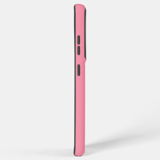 Coque Samsung Galaxy Modern Pink Minimalist Vertical Monogram iPhone Ca (Côté droit)