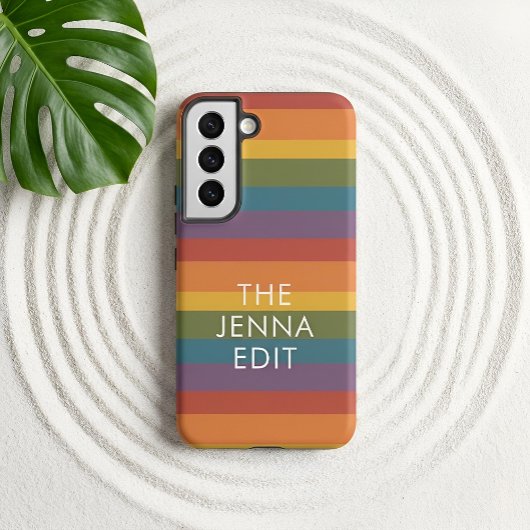 Coque Samsung Galaxy Moderna Linear | MCM Rainbow sur mesure