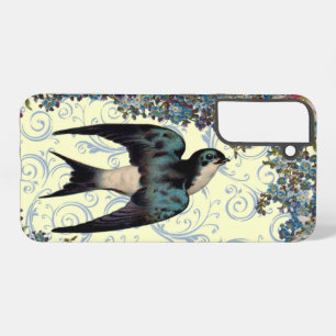 Coque Samsung Galaxy Moineau Floral Vintage