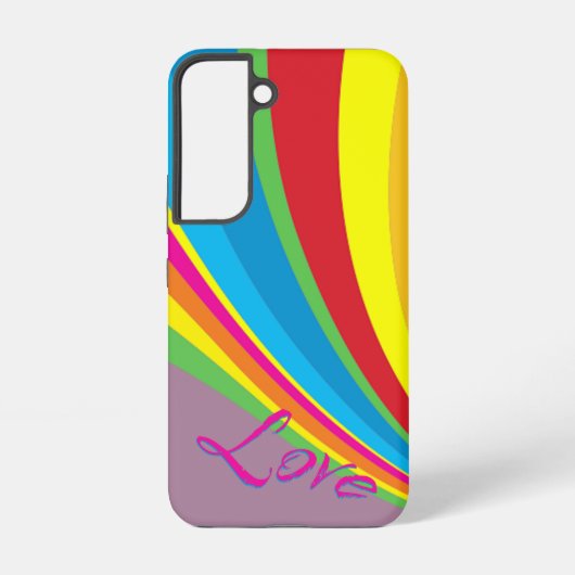Coque Samsung Galaxy Mois de la fierté - Amour arc-en-ciel (Verso)
