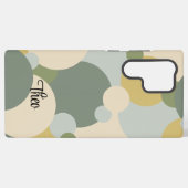 Coque Samsung Galaxy Molécule personnalisée jaune-vert Samsung Téléphon (Verso Horizontal)