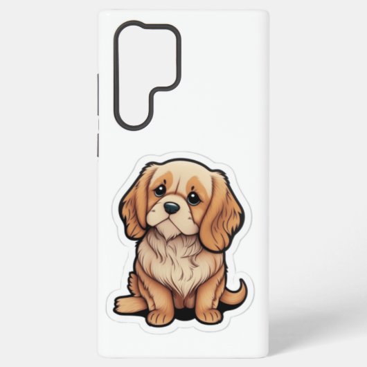Coque Samsung Galaxy Mon chien mignon đŸdans le boĂźtier de mon Samsung (Verso)