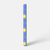 Coque Samsung Galaxy Mon étui téléphonique Sunshine (bleu ciel et jaune (Côté gauche)