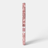 Coque Samsung Galaxy Mon nom sur Rose Gold (Côté gauche)
