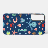 Coque Samsung Galaxy Monde marin (Verso Horizontal)