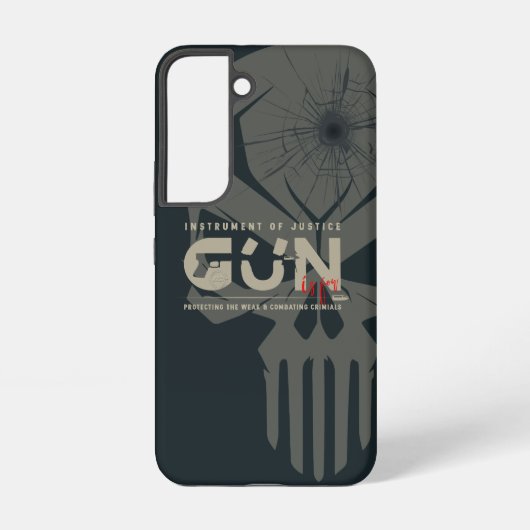 Coque Samsung Galaxy Monogram Art de Gun | (Mode sombre) (Verso)