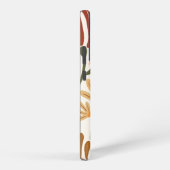 Coque Samsung Galaxy Monogram Retro Terracotta Floral Boho (Côté droit)